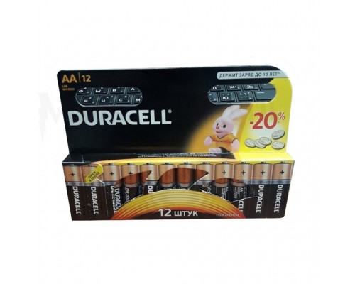Батарейки AA Duracell   (12 шт)