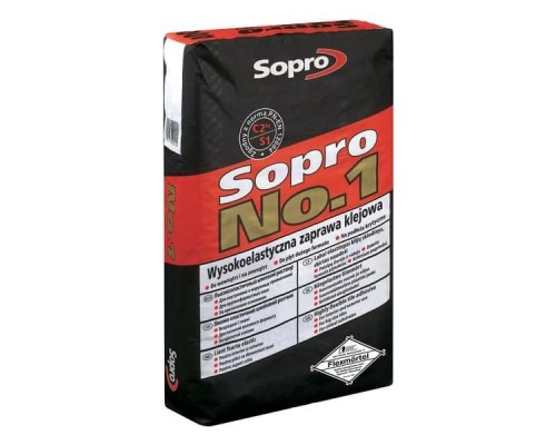 Клей для плитки Sopro №1/400, 25 кг