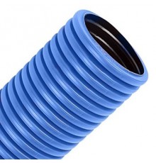 Гофротруба цветная ПВХ (синяя), диаметр 16 мм