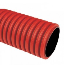 Гофротруба цветная ПВХ (красная), диаметр 20 мм