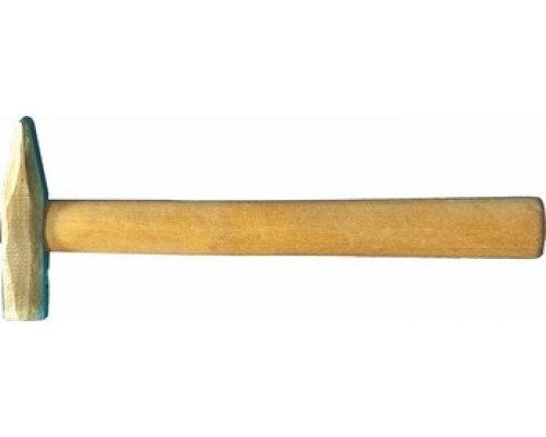 Молоток слесарный с деревянной ручкой, 400 г