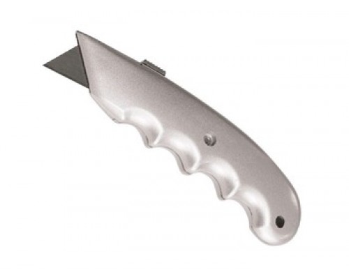 Нож строительный с трапециевидным лезвием и металлическим корпусом Santool