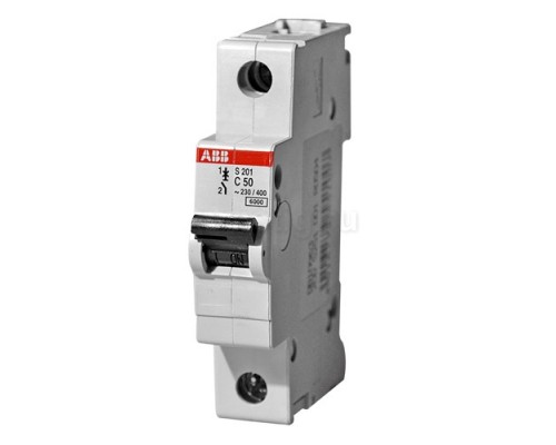 ABB 1P SH201L- C50A Автоматический Выключатель