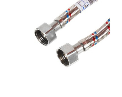 Купить Подводка для воды гибкая 1/2", гайка-гайка 30 см c доставкой