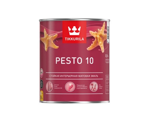 Краска интерьерная латексная Tikkurila Pesto 10 (полупрозрачная), 2.7 л