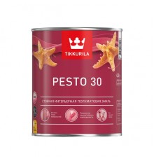 Краска интерьерная алкидная Tikkurila Pesto 30 (полупрозрачная), 9 л