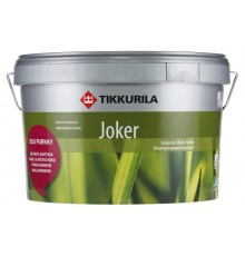 Краска интерьерная акрилатная Tikkurila Jocker A (белая), 9 л
