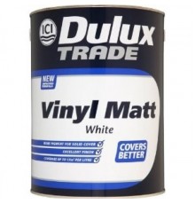 Краска интерьерная латексная Dulux Vinyl Matt (белая), 2.5 л