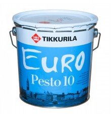 Краска интерьерная латексная Tikkurila Euro Pesto 10 (белая), 9 л