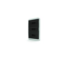 Щит навесной TEKFOR 36 модулей IP41, прозрачная черная дверца