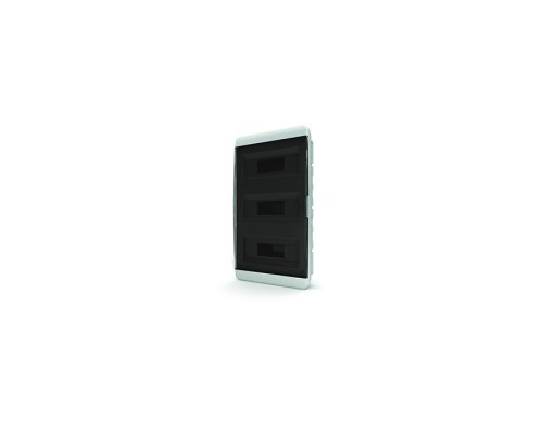 Щит встраиваемый TEKFOR 36 модулей IP41, прозрачная черная дверца
