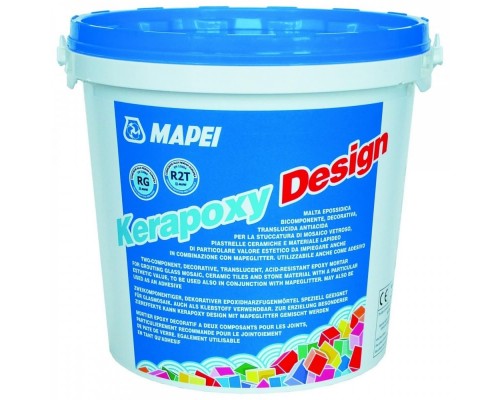 Затирка Mapei Kerapoxy Design N.745 / Мапеи Керапокси неро плюс (3 кг)