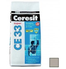 Затирка Ceresit СЕ 33 Super 07 (серая), 5 кг