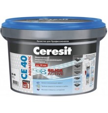 Затирка водоотталкивающая Ceresit CE40 Aquastatic 35 (бордо), 2 кг